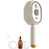Generico Spazzola a vapore per capelli | Pettine per massaggio spray elettrico Spazzola per capelli a vapore autopulente | Pettine per massaggio con cuscino d'aria e nebulizzazione d'acqua per ridurre