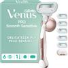 Gillette Venus Pro Smooth Sensitive Rasoio Donna a 5 Lame per Pelli Sensibili co