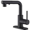 CREA TSGPS GmbH - Miscelatore monocomando per lavabo, senza piombo, colore: Nero opaco, nero
