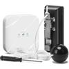 Zuomeng Rilevatore di livello di sale wireless per addolcitore d'acqua, monitoraggio in tempo reale, altezza regolabile, doppia luce e allarme 100 dB, facile installazione, per serbatoio di sale ed