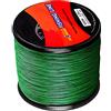 Agatige Lenza da pesca intrecciata in pe, 300 m 30 lb 2,5 corda da pesca in mare di roccia anti abrasione filo di ragno per acqua salata acqua dolce verde
