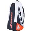 Babolat Pure Strike 4th Gen Racchetta Holder x6 Sacca Tennis (Bianco/Rosso)