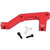 VIFER Adattatore per Freno a Disco da,Adattatore Pinza Freno a Disco Bici Durevole B-R-203 Anteriore per MT-B Mountain Bike (Rosso)
