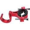 Toddmomy Gancio per Manubrio in Lega per Bici Elettrica, Accessorio Elegante e Affidabile, Soluzione Pratica per Appendere Casco o Borse, Colore Rosso