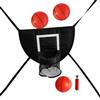 POXZSFX Mini canestro da Basket per Bambini, Facile da installare, Gioco Attivo con Protezione Solare Impermeabile, Accessori, canestro da Basket per Bambini, con Tre Palline, 49x36cm
