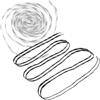 Hemobllo Lacci da 213cm in Poliestere per Pattini da Hockey Resistenti e Pratici, 2 Paia Flat Stile Elegante e Delicato per Pattini su Ghiaccio e Roller Skate