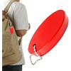 Generico Portachiavi galleggiante con boa in PU, ovale, leggero, da 8 cm, per sicurezza in acqua | Portachiavi Accessorio di sopravvivenza Impermeabile Sport acquatici Surf Nuoto Pesca Campeggio Kayak Rafting