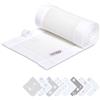 babybay Paracolpi in rete piqué 3D adatto per modello Maxi, Boxspring, Comfort e Comfort Plus, bianco
