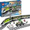 LEGO City Treno Passeggeri Espresso, Locomotiva Giocattolo Telecomandata con Luc