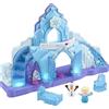 FISHER PRICE FROZEN Little People CASTELLO GHIACCIO Playset Gigante ELSA OLAF GKV24 RARO