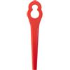 FourShow Set di 60 coltelli di ricambio PA6, compatibili con Einhell tagliaerba GE-CT 18 Li, GC-CT 18/24 Li, BG-CT 18 Li, RG-CT 18 Li, coltello in plastica per tagliaerba a batteria accessori
