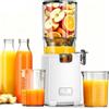 LINKChef Estrattore Frutta e Verdura, Estrattore di Succo a Freddo 250 W con Imboccatura Larga 13 cm, Juicer Machine Senza BPA, 1,8 L, Facile da Pulire, Ricette Incluse