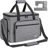 OUUTMEE Borsa per macchina da cucire, grigio chiaro, Borsa per macchina da cucire