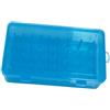 JISADER Scatola porta rocchetti di filo da ricamo, porta filo da cucito, 42 rocchetti, artigianato, con coperchio, contenitore, custodia organizer per, BLU