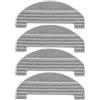 Chuancheng 4 pezzi di ricambio per tampone per mocio per Proscenic M8 Pro per Ultenic T10 robot aspirapolvere
