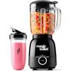 Magic bullet Combo Blender, brocca da 40 once, tazza di miscelazione, quadrante a velocità singola - MBF50200AK