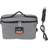 Luqeeg Borsa Termica per Auto, Scaldavivande Elettrico, Forno Portatile con Display a Temperatura Regolabile 30w 8l 12v per Cucinare e Riscaldare Gli Alimenti in Auto (GREY)