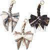 XFSRG 3 Pezzi Manici per Borse con Ciondoli Farfalla Stile Francese Maniglie di Ricambio Accessorio Decorativo per Borsetta e Tracolla Ogni Occasione