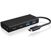ICY BOX Hub 4 porte IcyBox USB 3.0 HUB Tipo-C zu 2xTipo C-> 2xTipo A esterno retail