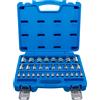 BGS technic Set di bussole BGS con attacco quadro 6,3 mm (1/4") / 10 mm (3/8") / 12,5 mm (1/2") bussola esagonale 2 - 19 mm / 1/4 - 9/16" misure metriche e in pollici 32 pezzi - 74258