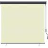 vidaXL Tenda a rullo vidaXL color crema, 180 x 250 cm, in tessuto e alluminio