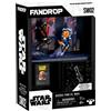 FANDROP Figura - FANDROP x STAR WARS Darth Maul vs Ahsoka, vetrina con scena cult, mini poster, 18 cm