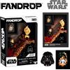 FANDROP Figurine FANDROP x STAR WARS Obi-Wan vs Anakin, vetrina con scena cult, mini poster, 18 cm