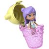Polly Pocket Set da gioco Ananas e Oustiti, 7 accessori inclusi, mini-figurina, figurina di animale, portachiavi