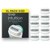 Wilkinson Lame da barba Sword Intuition 2in1 per sapone e rasatura, confezione da 9 pezzi
