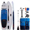 StX Set gonfiabile per windsurf STX WS Hybrid Cruiser Family, tavola SUP da 11'2"