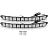 Baceyong 2PCS Led DRL Luci di marcia diurna Indicatori di direzione DRL Led Strip Car Light antiappannamento