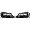 CRTQNS Accessori per auto Per Audi A5 S Line S5 Sportback 2017 2018 2019 Coperchio fendinebbia anteriore Griglia a nido d'ape Mesh nera lucida Parti di ricambio