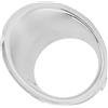 Riloer Copertura per fendinebbia, 1 copertura per fendinebbia, paraurti anteriore compatibile con Mini Cooper R55 R56 R57, cromato destro