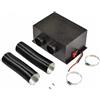 Baceyong 12V/24V 400-600W Riscaldatore di auto portatile con 2 marcia 2 prese d'aria, caldo riscaldamento a risparmio di energia PTC per defogging di sfacciamenti del parabrezza, nero