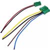 Dixhills Sostituzione del connettore elettrico della spina della resistenza di riscaldamento per C2 C3 C5 207 406 607 1007 Scénic II Megane II Clio III Twingo Micra codice parte 7701207718 7701048390 6441L2