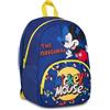 Seven Zainetto Scuola Mickey Mouse, Blu, 14 L, Monoscomparto, Tasca frontale, Tasca porta borraccia, Multifunzione, Asilo, Tempo libero, Viaggi, Bambina, Bambino