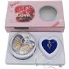 iSpchen Collana dei desideri Set di perle Love Wish Creativo DIY Collana Box Set Oyster Pearl Cage Cage Natale Capodanno regalo di compleanno