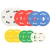 HMS-ds Set di dischi olimpici frazionati 0,5-2,5 kg coppia