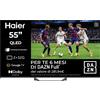 Haier Smart TV 55 QLED 4K Ultra HD S81 Series Google TV Dolby Audio 55 Pollici