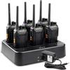 Retevis RT27 Walkie Talkie PMR446 Ricetrasmittenti Professionali Caricatore da 6