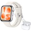 HUAWEI WATCH FIT 5 Smartwatch Bianco FreeBuds SE 4 Bundle con FB SE 4 Bianco