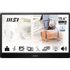 MSI PRO MP161 E2 Monitor Portatile Da 15,6", IPS FHD (1920X1080), 60Hz, Eye-Frie