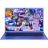 Ruzava Pc Portatile 14 Pollici Win11 Notebook Celeron N5095 Upto 2,9 GHz jjh-IT-RK70-2