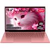 Molegar Notebook 2026 QWERTY Display IPS FHD 15,6 oro rosso |N5100 8 GB RAM 256 GB SSD|