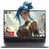 Tivique 15,6 PC Portatile Processore Ryzen 7 5700U Fino a 4.3GHz 16 GB Dark gray
