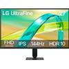 27U411B Monitor 27" Full HD (1920X1080) IPS 144Hz, 1Ms MBR, HDR10, Freesync Prem