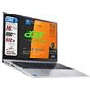 Acer Notebook Intel Core7 150u 10Core fino a 5,4GHz Ram 16Gb SSD 512 Gb PCIe