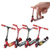 EAVUYIS 4 Pezzi Mini monopattino, mini skateboard, finger scooter,skateboard da dito, bmx per bambini, feste, regali di compleanno per bambini