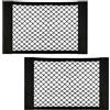 EINESIN Rete Portaoggetti Tasca Organizer, Rete Baule Auto per Car Sedile Groceries, Tasca Telo Protettivo Mesh Net per Universale per SUV, Truck di Auto (2 pezzi), 40 x 25 cm