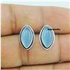 Fatto a mano Orecchini a perno fatti a mano in argento sterling 925 con pietra preziosa ca...